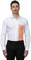 Park Avenue Men's Plain Slim Fit Formal Shirt