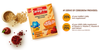  Get Nestlé CEREGROW™ - 50g Sample for FREE. Pay only shipping charges of ₹15. Get ₹15 back as LybrateCash 