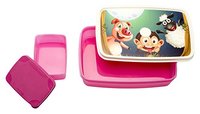 Signoraware Night Safari Easy Plastic Lunch Box Set, 2-Pieces, Pink- Rs  120  [ 52 %  off   ] @  amazon