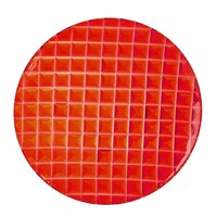 Haixing Plastic Plate, 24cm, Red