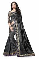 IndoPrimo Women's Clothing Casual Party Wear Saree for Women (Mahendi