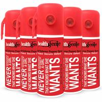Healthgenie Upto 10 Feet Range Pepper Spray - 35 g (Pack of 5)