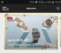 Titan watches upto 50% off