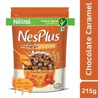 NesPlus Multigrain Granola, Chocolate Caramel, 215 g (pantry)