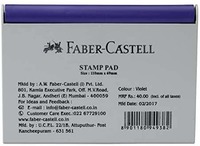 Faber-Castell Stamp Pad, 110 x 69 mm - Violet  
