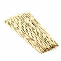 Kitchen Delli Bamboo BBQ Sticks/Kebab Sticks/Wooden Skewers/Bamboo Skewers/Roasting Pick 8 inches (2.3mm Thickness) (Pack of 100)