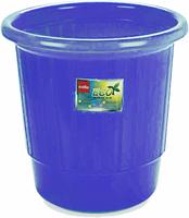 Cello Plastic Eco Waste Bin Garbage Bucket Small, Blue , 7 Litre