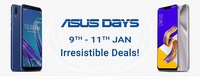 Asus Days At Flipkart | 9th-11th January | NO COST EMI | Exchange Offers | Zenfone 5Z | Zenfone Max Pro M1 - M2 | Zenfone Lite L1 at discount