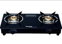 Suryajwala Stainless Steel 2 Burner Gas Stove, Black 
[lighting deal ; prime early acess] 
