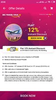 Big travel sale @ flipkart : Flat 12% discount upto 10k on international flight booking (Valid on 12-13 Jan) 