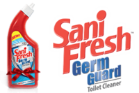 Free sample of Sanifresh Germ Guard.