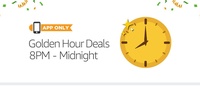 Amazon App Golden Hour Deals •  | 8PM - Midnight • 