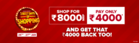 Central Free Shopping Days Sale: Shop For 8000, Pay 4000 And Get it Back in Future Pay 100% Free Shopping (25-27th Jan)