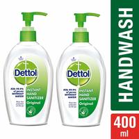 Dettol Original Instant Hand Sanitizer – 200 ml (Pack of 2) @ 70% Off + 10% coupon 
