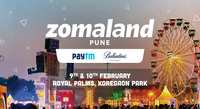 Zomaland Pune 9th-10th Feb. - Earlybird Discount on tickets of 200 at 100 only