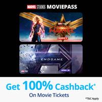 Paytm Marvel Movie Passes - Watch Captain Marvel and Avengers Endgame, Get 100% Cashback upto Rs 200