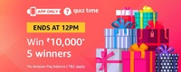 Amazon Quiz Time Answers for 1st February 2019 - Win ₹10000 Amazon Pay Balance