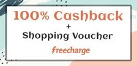 100% cb upto 1500 on Coolwinks on paying through freecharge
