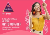 Myntra : Maxessorize Sale (6th-8th February) | 15% Instant Discount on a minimum spend of ₹3000 with AMEX 
