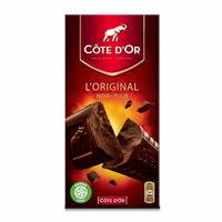 Cote d’Or Noir Puur Chocolate Bar, 200g
