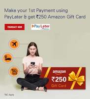 Make your 1st Payment using your Paylater account & get Rs. 250 Amazon gift card