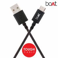 boAt A400 USB Type-C to USB-A 2.0 Male Data Cable, 2 Meter (Black)