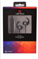 Live at 2:30 pm ll Live Tech BTE04 Diana Bluetooth Earphones with Mic and SD Card Slot (Silver)