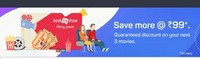 Bookmyshow Pass:- Get 75 Off On Next 3 Order @ 99 (No Min Ticket Required)