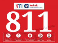 Kotak 811 - Make any 3 transactions of Rs 100 each to get gift voucher worth Rs 100.