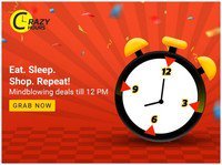 Flipkart : Crazy Hour Deals till 12 Pm (17th Feb)