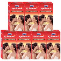 Durex Kohinoor Condoms - 10 Count (Pack of 7, Juicy Strawberry) 