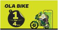 Ola Bike ride at Re. 1 just for your friends.