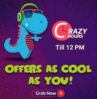 Flipkart -- Crazy Hours (Till 12 PM) - Upto 80% + additional discount on Fashion & Accessories 