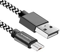 Ambrane CBM-15 Micro USB Cable for Android - 4.9 Feet (1.5 Meters) - (Black and White)