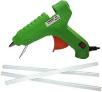FADMAN NEON HOT GLUE GUN 40 WATT WITH ON OFF SWITCH BUTTON WITH 3 ADHESIVE HOT GLUE STICKS Standard Temperature Corded Glue Gun