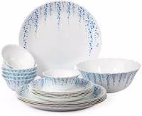 [50% off] Cello Imperial Skyfall Pack of 19 Dinner Set  (Opalware)