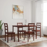 [90% Off] Woodness - Solid Wood 4 Seater Dining Set 
