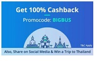 Paytm 100% Cashback On Bus Booking +Chance to Win Free Trip Of Thailand (BIGBUS) (6 Times per User)