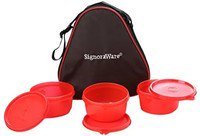 Signoraware Sleek Lunch Box with Bag 