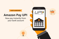 Amazon Pay UPI: Get 25% up to Rs. 50 back on your first order using Amazon Pay UPI. For Android App customers only  | 2-8 March