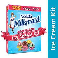 {STEAL} [PUNE PANTRY] Nestle MILKMAID Ice Cream Kit - MILKMAID (400g) + D'lecta Cream (200ml) + Food-Grade Container + Recipe Booklet