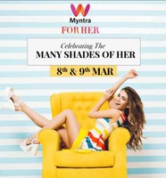 Women's Day Myntra Sale: Flat 70% || Flat 60% || Flat 50% || Buy 1 Get 1 Deals & More