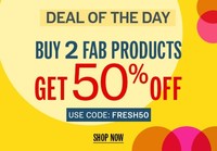 NNNOW Deal Of The Day : Buy 2 Fab Products Get 50% off