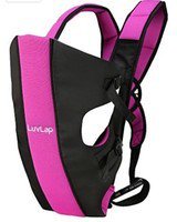 [Lowest ; check pc's] LuvLap Sunshine Baby Carrier (Black/Pink)

