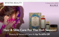 Myntra Holi Season : Beauty and Personal Care Upto 60% OFF