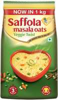 Saffola Veggie Twist Masala Oats  (1 kg, Pouch)