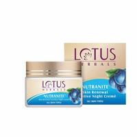 Lotus Herbal Nutranite Skin Renewal Nutritive Night Cream, 50g 