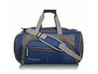 Dussle Dorf Polyester 45 Liters Navy Blue and Grey Travel Duffle Bag