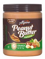Alpino Natural Crunch Peanut Butter 1kg (Unsweetened) 