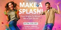 Myntra : Make a Splash (Extra 25% OFF on min 999)